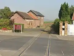 L'ancienne voie ferrée de la sucrerie, rue de l'Armistice