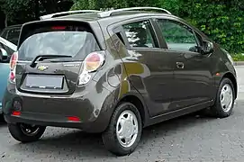 Le design de la Spark est totalement différent de celui de la Matiz.