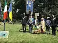 Dévoilement d'une plaque commémorative pour Guido Chiarelli au Parc du  Valentino, le 3 juillet 2019.