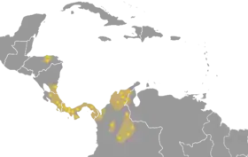 Répartition des chibhas en Colombie