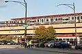 Vue sur la station Cermak-Chinatown.