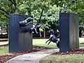 Monument représentant l'attaque des chiens au Kelly Ingram Park