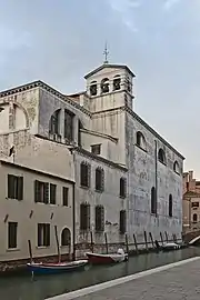 L'église vue du Fondamente de la Misericordia