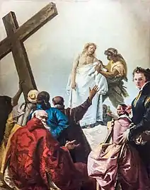 Via Crucis X Jésus est dépouillé de ses vêtements.