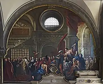 La visite du Doge à l'église pour Pâques, 1688par Antonio Zonca