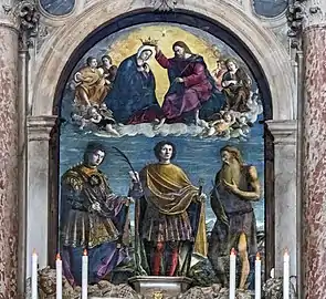 Couronnement de la Vierge Église San Zulian Venise