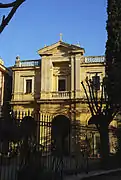 Façade de l'église Sainte-Bibiane, Rome.