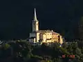 L'église Saint-Paul au coucher du soleil