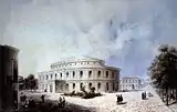 Théâtre suédois à Helsinki (Georg Theodor Chiewitz, 1853).