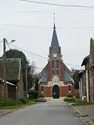 Façade de l'église.