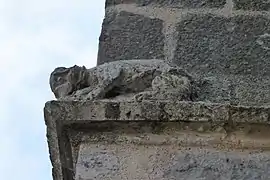 Chimère sculptée du clocher.