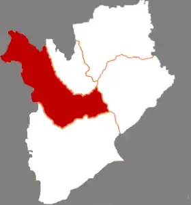 Localisation de Táonán