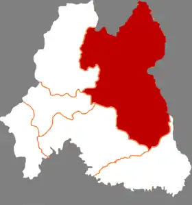 Localisation de Fǔsōng Xiàn