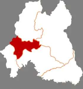 Localisation de Jiāngyuán Qū