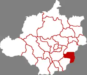 Localisation de Gāoyáng Xiàn