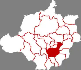 Localisation de Qīngyuàn Xiàn