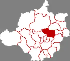 Localisation de Xúshuǐ Xiàn