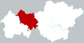 Localisation de Hèzhāng Xiàn