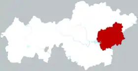 Localisation de Qiánxī Xiàn