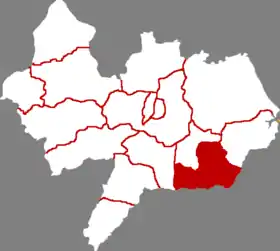 Localisation de Yánshān Xiàn