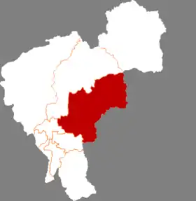 Localisation de Jiǔtái