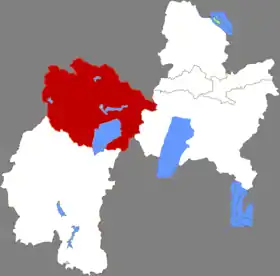Localisation de Jīntán