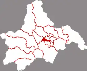 Localisation de Jǐnjiāng Qū