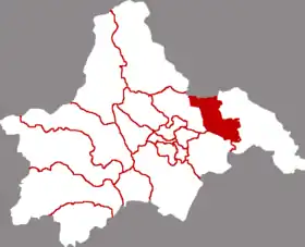 Localisation de Qīngbáijiāng Qū