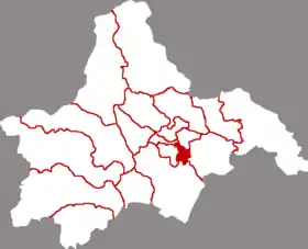 Localisation de Qīngyáng qū