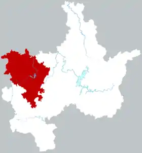 Localisation de Guìyáng Xiàn