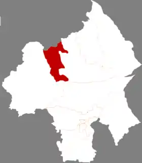 Localisation de Línxī Xiàn