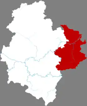 Localisation de Fúsuí Xiàn