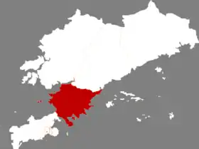 Localisation de Jīnzhōu Qū