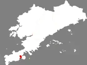 Localisation de Shākékǒu Qū