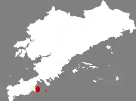 Localisation de Zhōngshān Qū