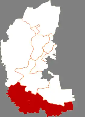 Localisation de Zhàoyuán Xiàn