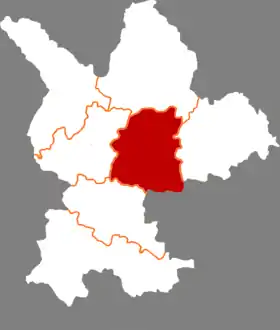 Localisation de Lǒngxī Xiàn