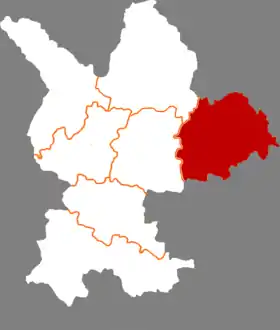 Localisation de Tōngwèi Xiàn