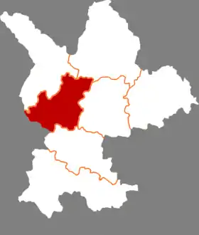 Localisation de Wèiyuán Xiàn