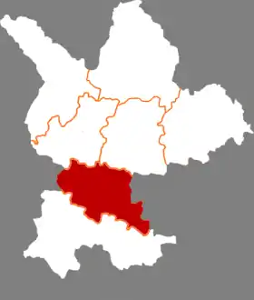 Localisation de Zhāng Xiàn