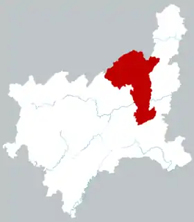 Localisation de Jiànshǐ Xiàn
