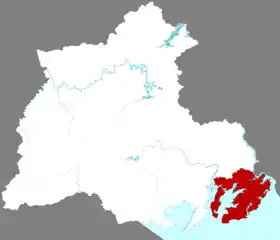 Localisation de Gǎngkǒu Qū