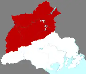 Localisation de Shàngsī Xiàn