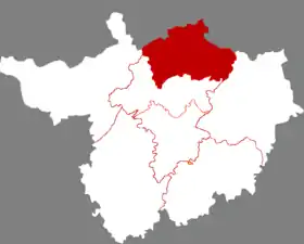 Localisation de Cháotiān Qū
