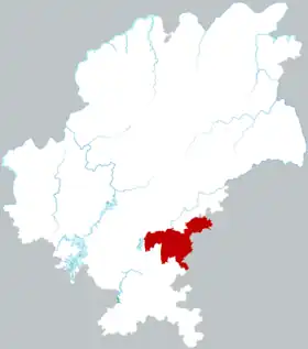 Localisation de Nánmíng Qū