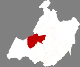 Localisation de Chénbā'ěrhǔ Qí