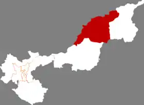 Localisation de Tóngjiāng