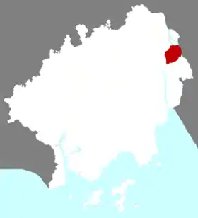 Localisation de Jiānghǎi Qū