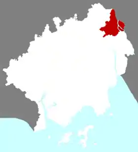 Localisation de Péngjiāng Qū