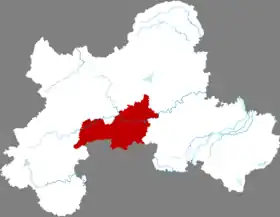 Localisation de Shànggāo Xiàn